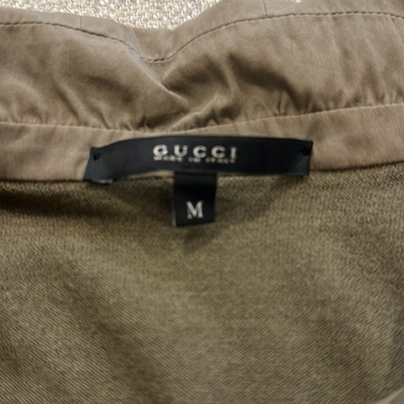 GUCCI sleeveless button down sweater with collar - Picture 2 of 7